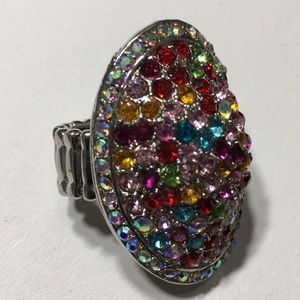 💓Colorful Rhinestone Stretchable Ring